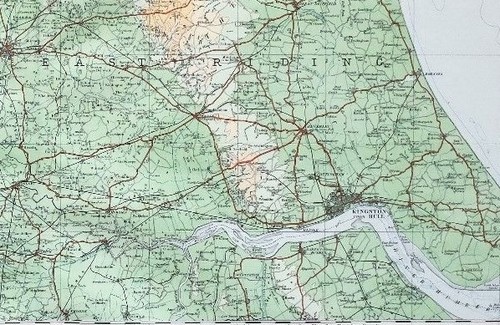 1922 Grand Carte ~ Yorkshire East & Ouest Equitation Leeds York Kingston Upon - Photo 3 sur 7