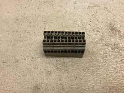 Wago 281 4mm2 Gray Grey Wiring Terminal Block Din Rail 4 mm 2 Lot of 12
