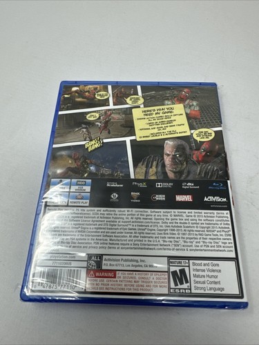 Deadpool Ps4 Brand New And Sealed But Has Loose Disc - Picture 2 of 5