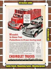 Metal Sign - 1946 Chevrolet Truck Vintage Ad 01