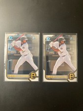 (2) 2022 Bowman Chrome Maikol Escotto 1st Rookie Prospect RC #BCP-52 Pirates