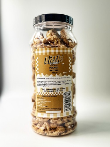 Peanut Brittle Retro Sweets Gift Jar by Little Dotties - Picture 2 of 2