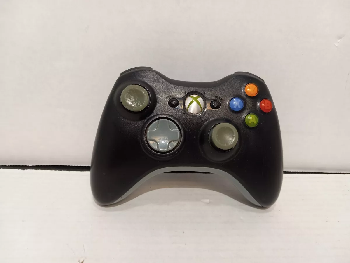 Official Microsoft Xbox 360 BLACK Wireless Controller Genuine