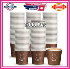 1000 Pcs Small Coffee Cups Paper Espresso Cups Disposable Mini Hot Cups Hot Cold