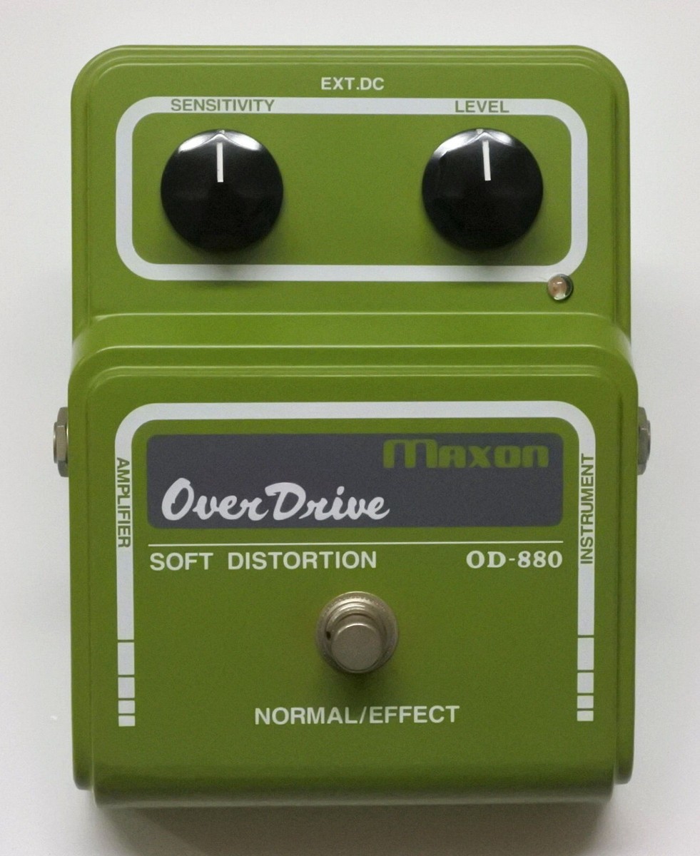 Maxon OD-880 Over Driveリイシュー Maxon OD 880 Soft Distortion Overdrive - YouTube