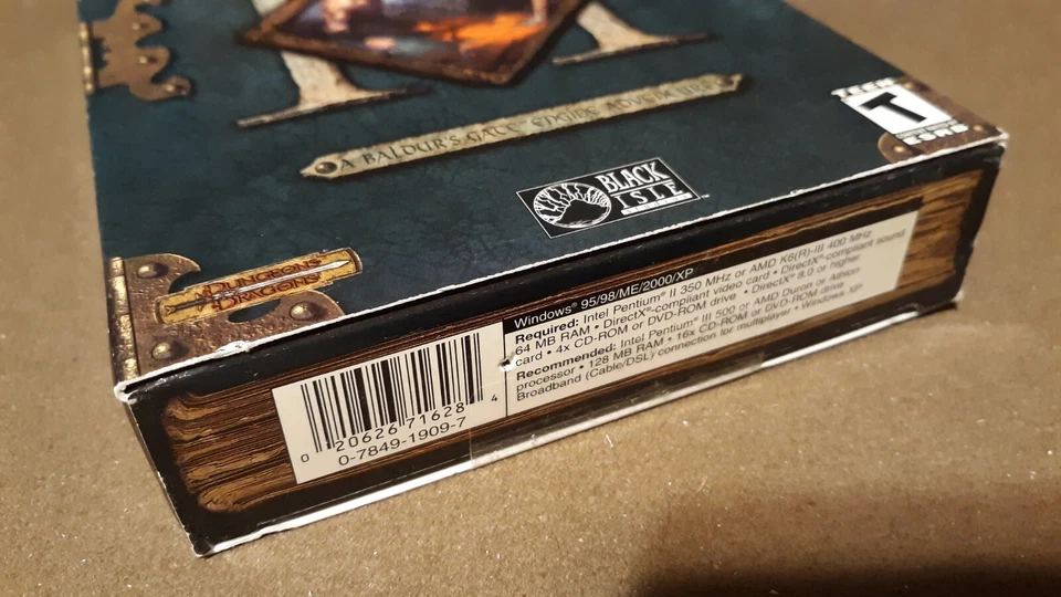 SEALED Forgotten Realms Icewind II Dale Balder's Gate Boxed Game 2002 PC CD-ROM - Image 3 of 4