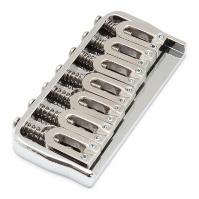 Hipshot 7 String Hardtail Fixed Bridge (Chrom, 0,125'')