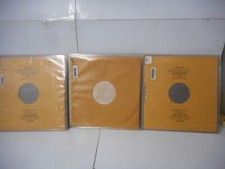 Lot Of 3 Clear Protective LP Vinyl Record Storage Jacket W/ Sleeve Insert