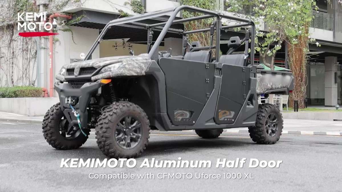 Heavy Duty Aluminum Front & Rear Half Door For CFMOTO UForce 1000