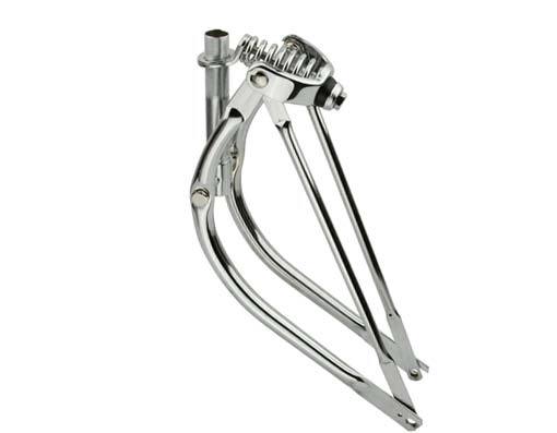 Duplicar apagado Lucro BENT Springer Fork for 20&#034; BIKE Chrome Black Gold Cruiser Lowrider BMX  MTB | eBay