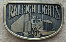 Vintage 1970's Raleigh Lights Belt Buckle