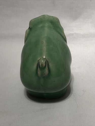 Vintage 1930’s Stangl Pottery Elephant #3178G Green Tinted Glaze - Picture 4 of 10