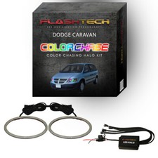 Dream Color Chasing Dynamic Led Halo Kit For 2001-2007 Dodge Caravan Headlights