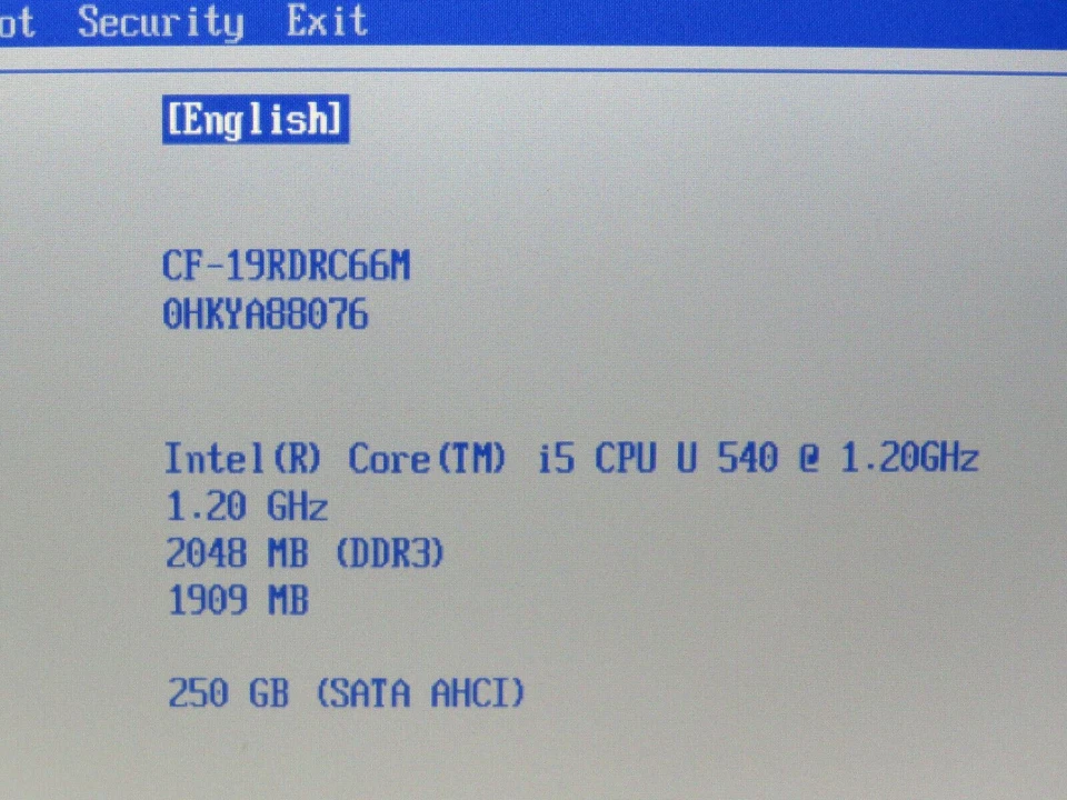 TOUGHBOOK CF-19 MK4 CORE i5 ✓ 250GB ✓ 2GB ✓ TOUCHSCREEN ✓ USB ✓ GOBI ✓ GPS ✓ W7  - Image 4 of 4