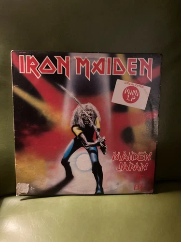 IRON MAIDEN Japan LP Vinyl 1981 Harvest Records Original Paul Di’Anno Live VG+