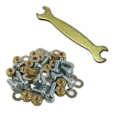 DUALIT TOASTER HEATING ELEMENT SPANNER PLUS NUTS AND BOLTS FOR REPLACING HEATERS