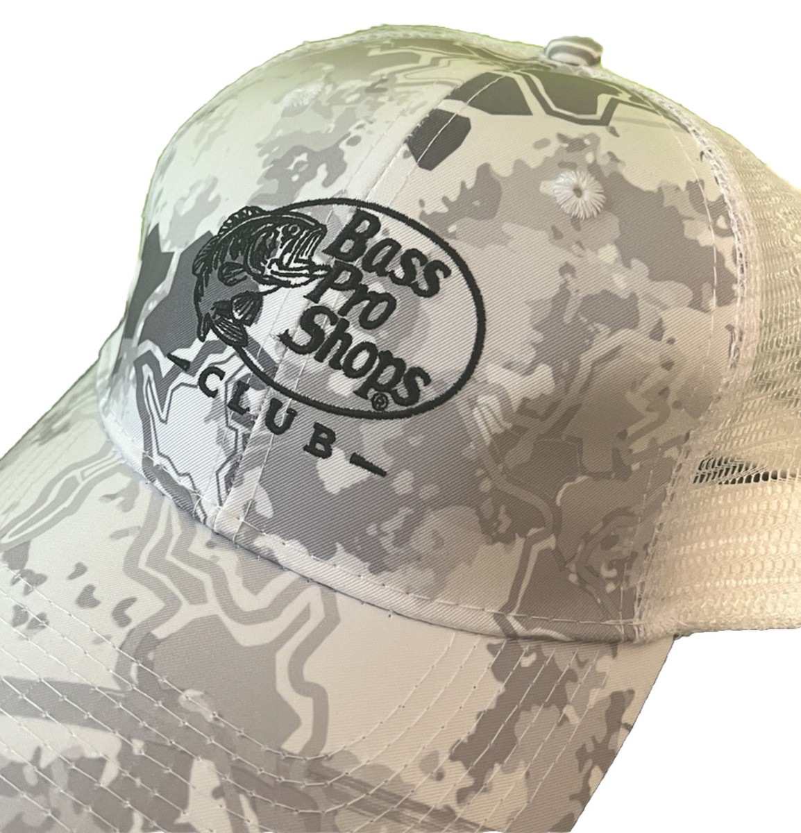 Bass Pro Shops Hat Embroidered Logo Mesh Fishing Hunting Trucker