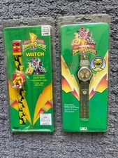 Mighty Morphin Yellow Power Ranger Watches (2) TRINI MIP