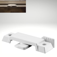 F 2590 Sash Lock Vertical Horizontal Sliding Window Sash White Diecast 2-1/4  