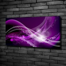 Leinwandbild Kunst-Druck 100x50 Bilder Kunst Abstrakte Welle
