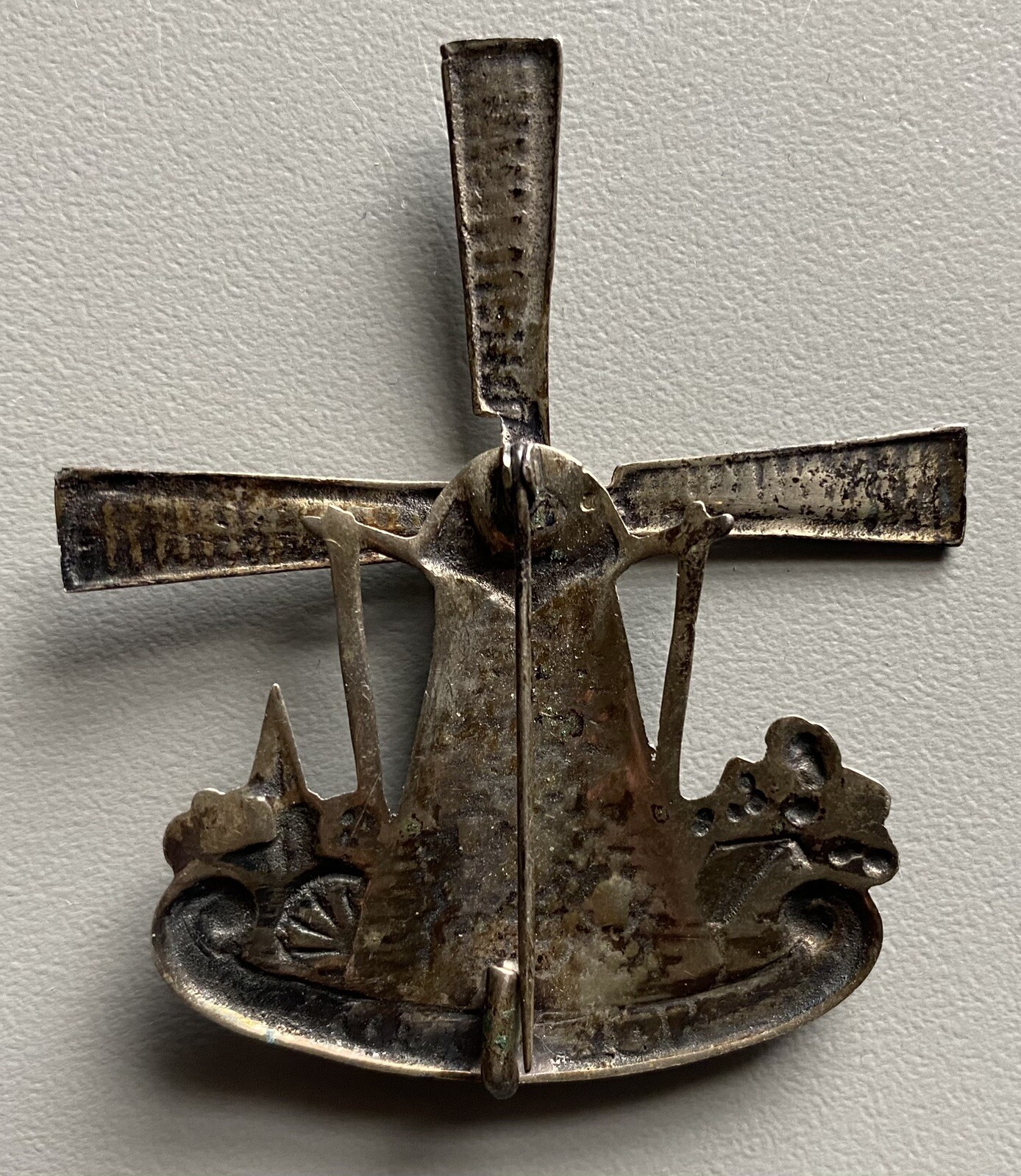 Vintage Holland Metal Plated Spinning Windmill Stick Pin Souvenir | eBay
