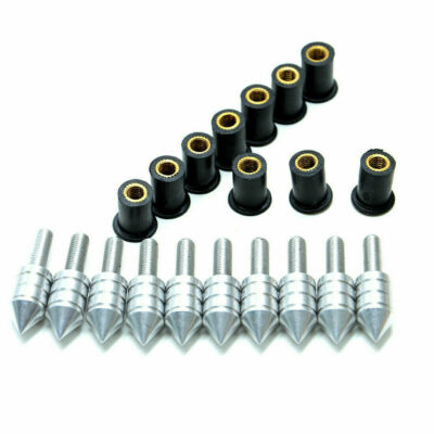 Viti Parabrezza 10 Dadi In Gomma Per Parabrezza Moto M5 - Antivibranti E Impermeabili | Per Carenature E Fissaggi Dadi Ottone E Gomma - Foto 9