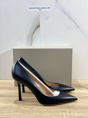 Sergio Levantesi Decollete' donna Pelle Nera made in italy luxury