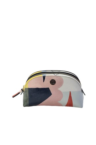 Tory Burch sunglasses case with pull string dust bag TORY BURCH Sunglasses Eyeglasses Case with TB Drawstring  main image 4