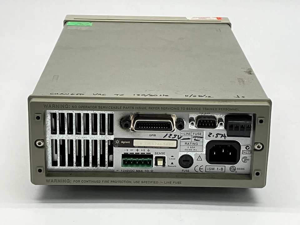 Agilent 6612C System DC Power Supply 0-20V, 0-2A - Image 3 of 4