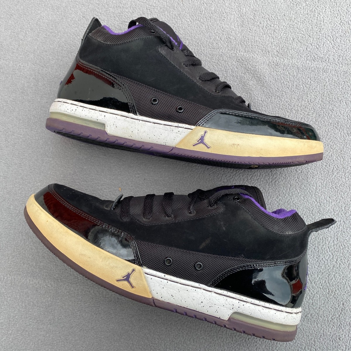 Vintage Nike Air Jordan Flipsyde Black and Purple US size 13 Vintage Nike Air Jordan Flipsyde Black and Purple US size 13