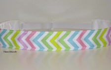 Non slip Headband adjustable no slip Sweaty Sports Hair Bands Pastel Chevron