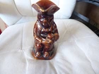 Treacle glaze vintage toby character jug