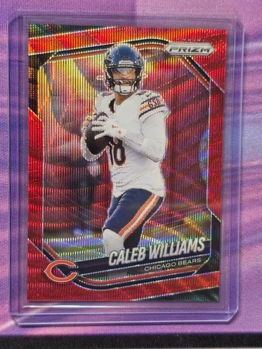 2025 Prizm Caleb Williams Red Wave Prizm /149