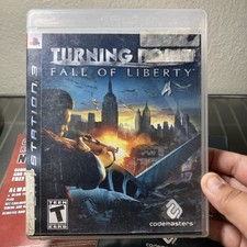 PS3 • TURNING POINT FALL OF LIBERTY • Play Station Blu Ray Disc Rates T Language