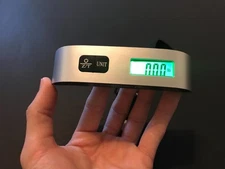 Fosmon Digital Luggage Scale, LCD Display Backlight Temperature Baggage Scale