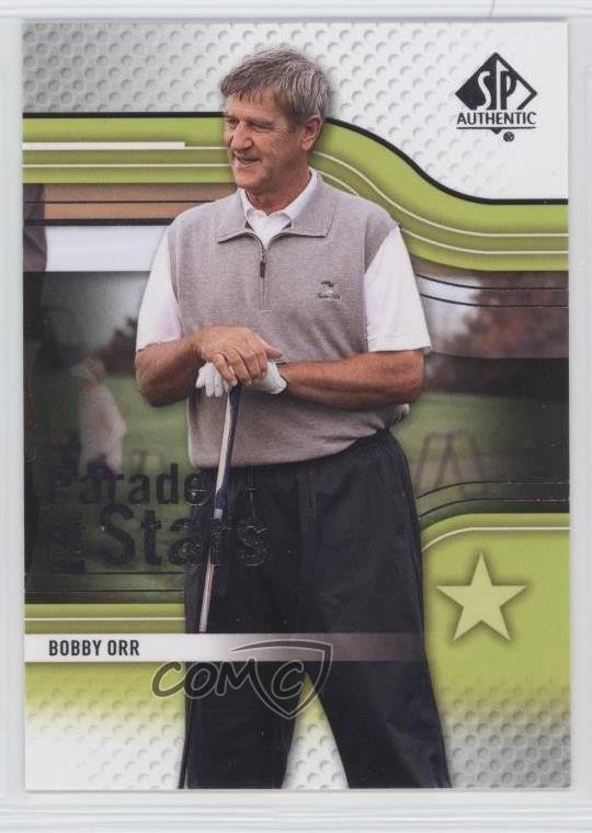 2012 SP Authentic Parade of Stars Bobby Orr #64 HOF 0f8