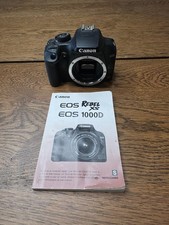 Canon EOS Rebel XS Digital SLR DSLR Camera Black BODY ONLY NO LENS Works