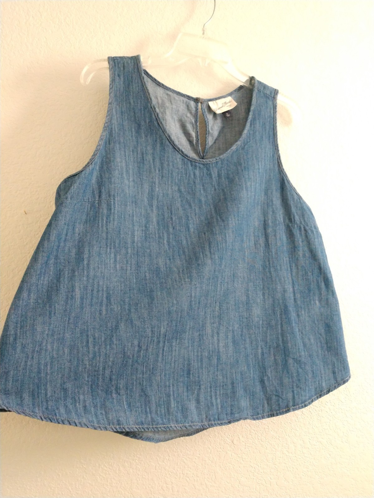 Universal Thread Sleeveless Chambray Swing Shirt … - image 3