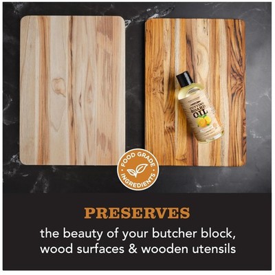 Cutting Board Oil with Orange & Lemon Oils - 12oz