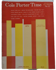 Cole Porter Time Sheet Music Song Book All Organs 60s Jazz                    M2