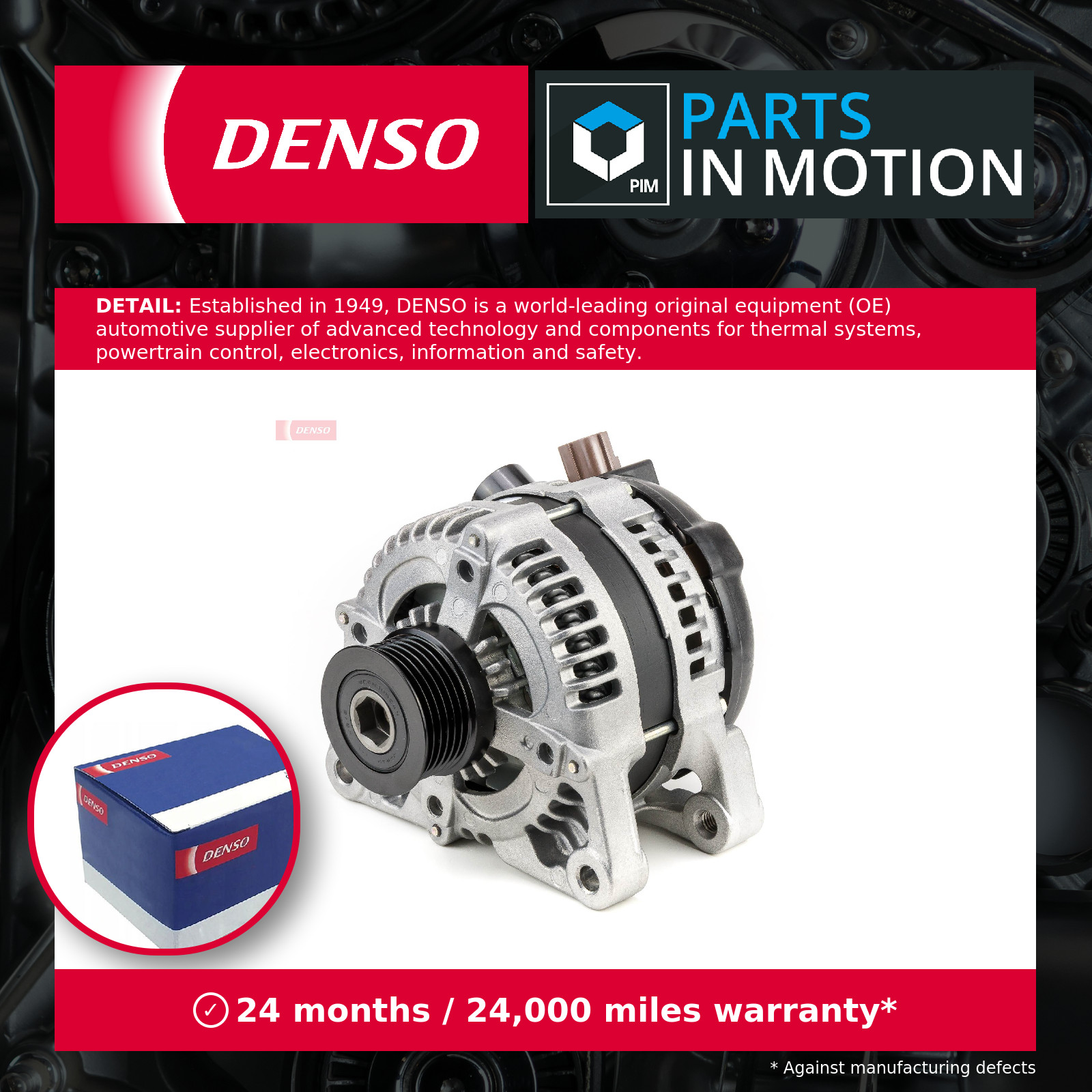 DENSO Alternator Engine Component DAN930 Precision Fit - OE Matching Quality - Image 16