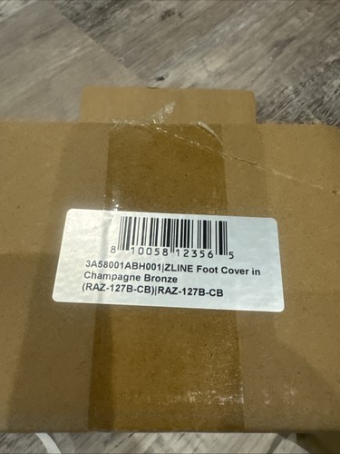 ZLine 30/36 Inch Autograph edition Gas Range Foot Cover Champagne Bronze #20043 - Picture 4 of 4