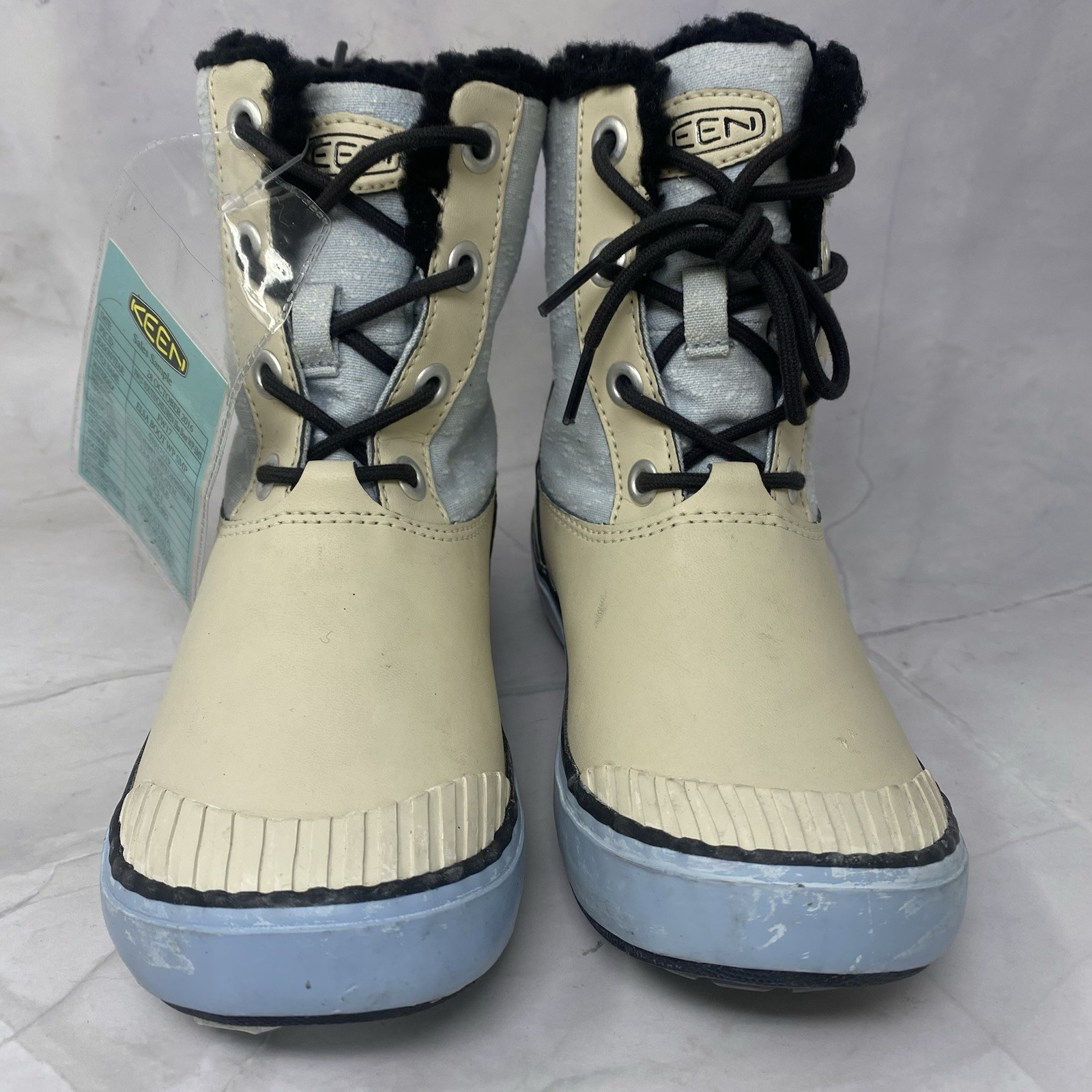 Stivali Keen Elsa neve invernali impermeabili isolati foderati in pelliccia sintetica stivali giovani taglia 1