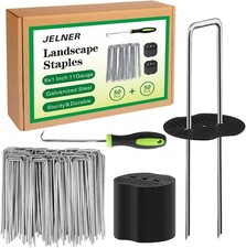 50PCS 6 11-Gauge Galvanized Garden Stakes Lan...