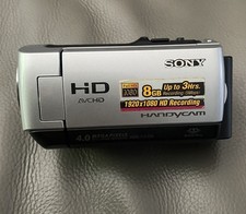Sony Handycam HDR-CX105E 8GB High-Resolution Camcorder With Charger