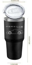 Porsche 911 Logo 30 Oz Laser Engraved Tumbler Personalize Available Free