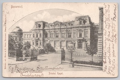 Bukarest Royal Palace Palatul Regal Romania 1906 Manchester PM