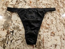 True Vintage Warners Second Skin Satin Thong Size 5 Small
