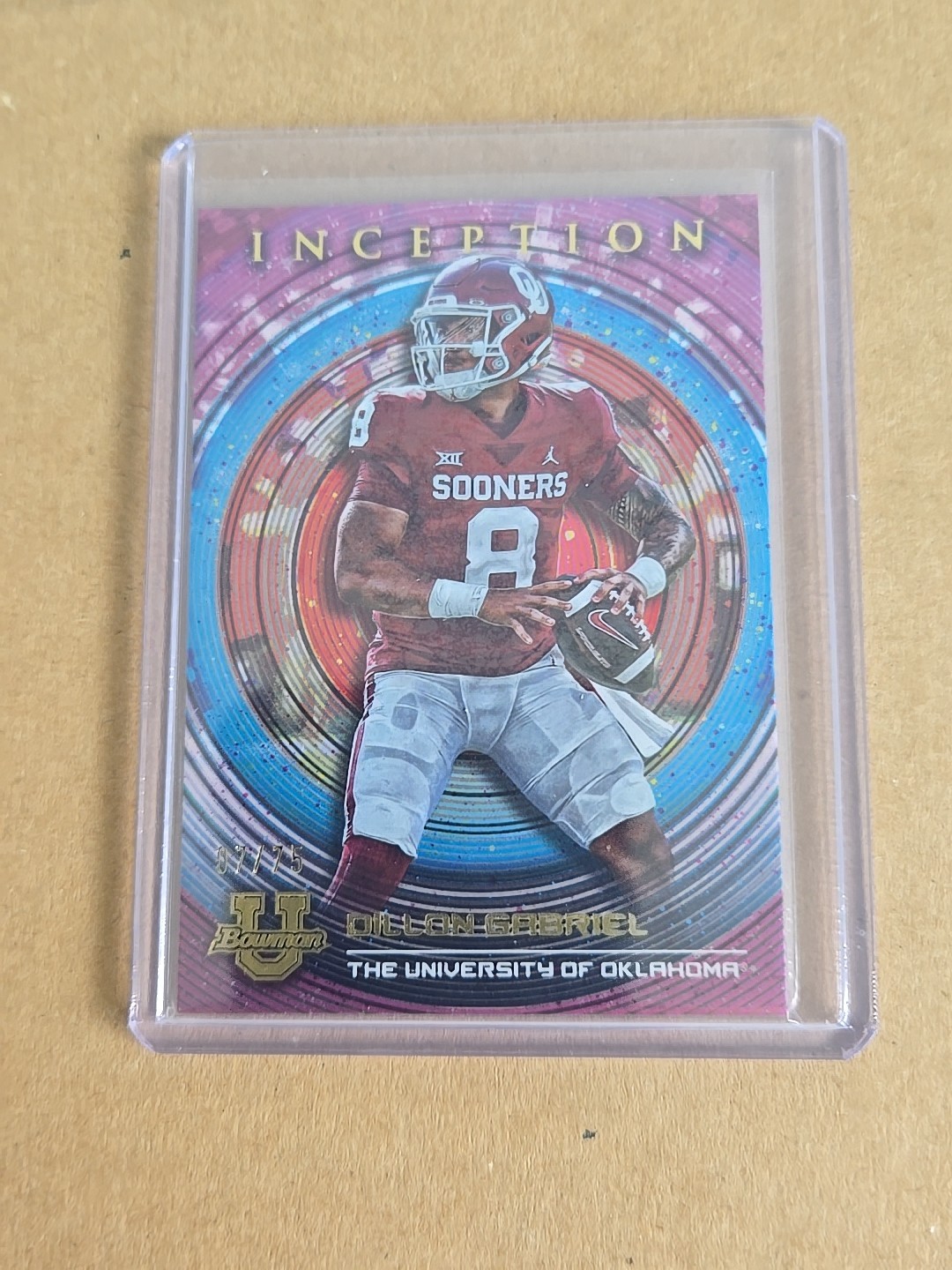 2022-23 Bowman Inception University - Dillon Gabriel #99 07 /75