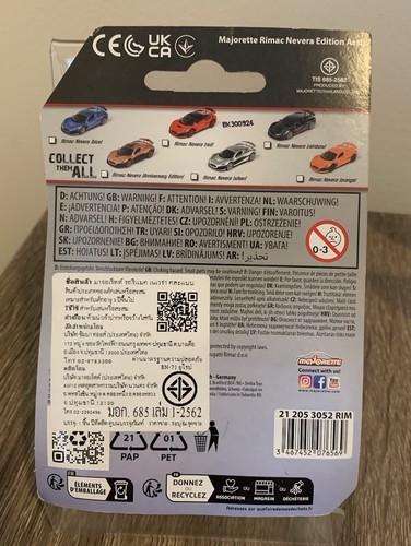 Majorette Rimac Nevera Edition Silver Brand New & Sealed - Picture 2 of 2